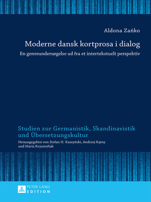 cover image of Moderne dansk kortprosa i dialog